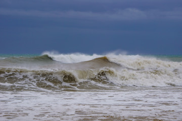 ALTEA, SPAIN - SEPTEMBER 12, 2019: Beautiful views of Altea with gorgeous sea and incredible nature 