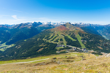 Kathschberghöhe and Katschberg in the Austrian Alps.