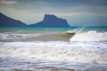  ALTEA, SPAIN - SEPTEMBER 12, 2019: Beautiful views of Altea promenade