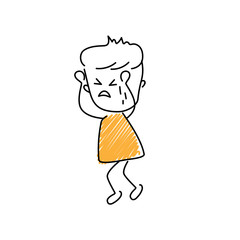 Character with headache emoji