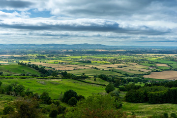 Landscape countryside in summer
