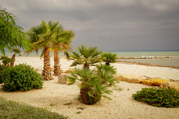 ALTEA, SPAIN - SEPTEMBER 12, 2019: Beautiful views of Altea with gorgeous sea and incredible nature 