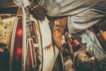 Western Jeans and Boots