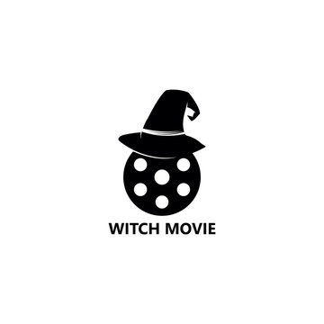 Witch Movie Logo Template Design