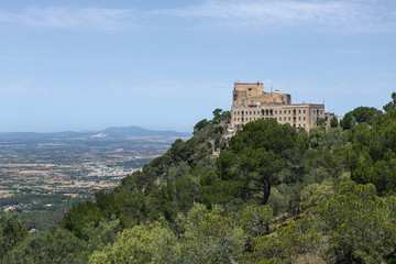 Fototapeta premium Santuari de Sant Salvador Monastery San Salvador, Spain