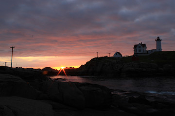 Sun Rise on Light House