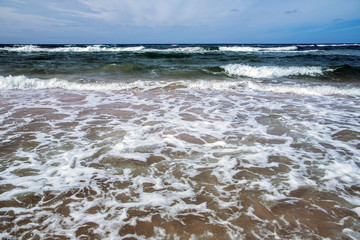 sea waves on the beach