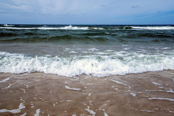 sea waves on the beach