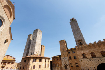 San Gimignano is a small walled medieval hill town in the province of Siena, Tuscany, north-central Italy