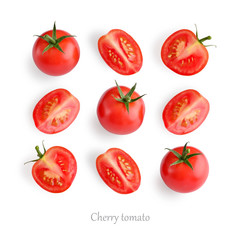 Fresh red cherry tomatoes