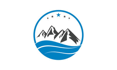 Ice mountain logo