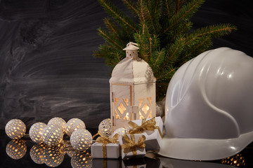 New Year and Christmas construction