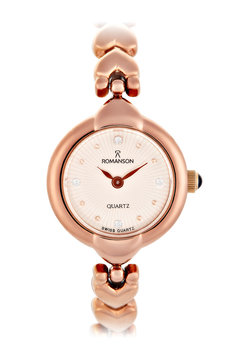 St.Petersburg, Russia - May 2018 - Female wrist watch. Romanson.