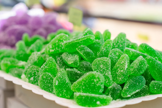 gomitas de menta y uva