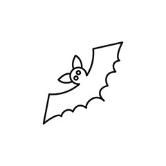 Bat, magic icon. Element of fairy Tale icon
