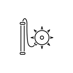 Flail icon. Element of historical games icon