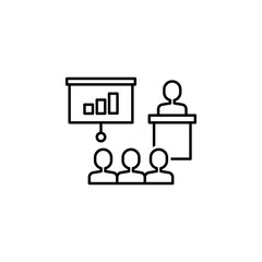 Meeting icon. Element of interview icon