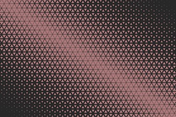 Obraz premium Red Descending Triangular Pattern (Diagonal, Dark)