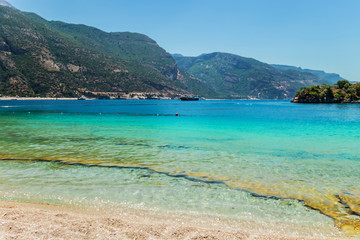 Seascape island in Greece