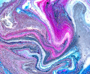 Obraz premium Acrylic paints. Mixing paints