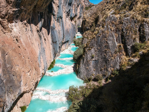 &Aacute;guas Turquesas de Millpu no Peru