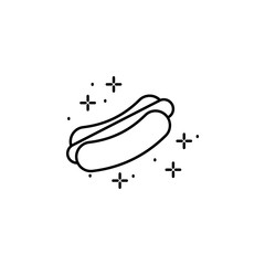 Food, hot dog icon. Element of October festival icon