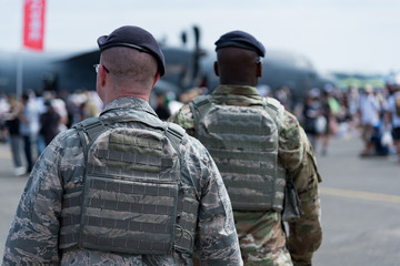 Fototapeta premium アメリカ軍の軍人