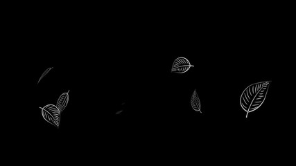 3d rendering of  leaf texture or leaf background