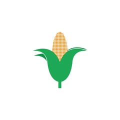 Corn logo template vector icon ilustration
