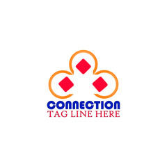 creative modern logo design template with circle