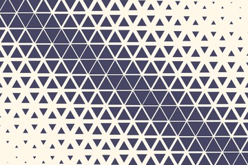 Blue Descending Triangular Pattern (Diagonal, Light, Large)