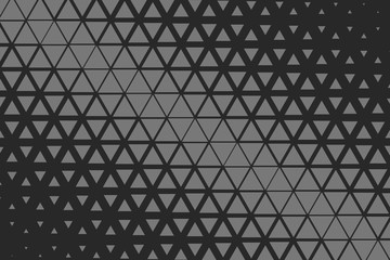 Dark Gray Descending Triangular Pattern (Diagonal, Dark, Large)