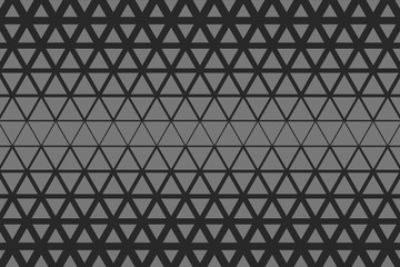 Dark Gray Descending Triangular Pattern (Middle Horizontal, Dark, Large)