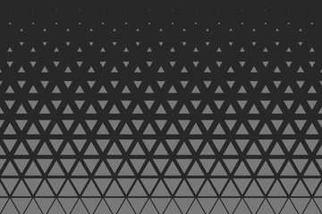 Fototapeta premium Dark Gray Descending Triangular Pattern (Bottom Horizontal, Dark, Large)