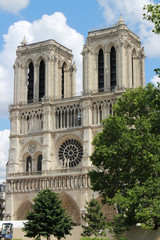 Naklejka na ściany i meble Notre Dame Paris