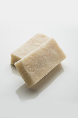 Coconut Burfi / Kopra  Pak/ Fresh Nariyal Fudge, selective focus