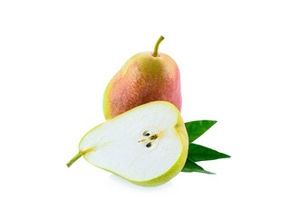 Pears isolated on white background