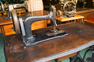 old vintage sewing machine collection