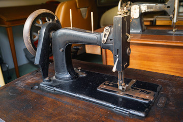 old vintage sewing machine collection