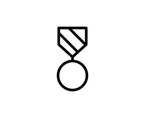 Medal line icon