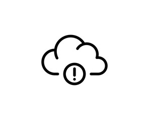 Cloud line icon