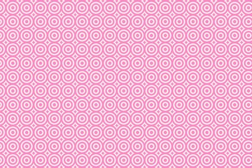seamless pattern with circle on pink