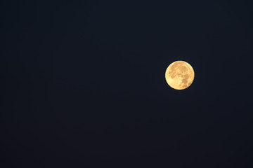 An beautiful moon
