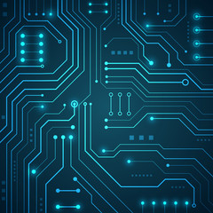 High tech technology geometric