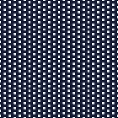Small white square seamless pattern navy blue background vector