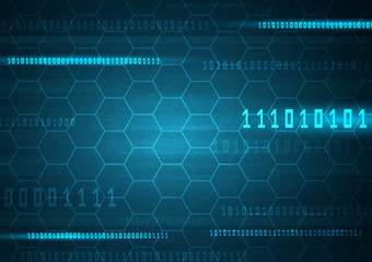 High tech technology geometric