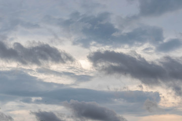blue sky with clouds