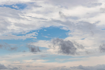 blue sky with clouds
