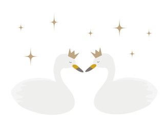 白鳥のロマンチック恋人