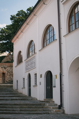 Obraz premium First stop on a roadtrip to Croatia, Mikulov, southern mood of the city in hot weather